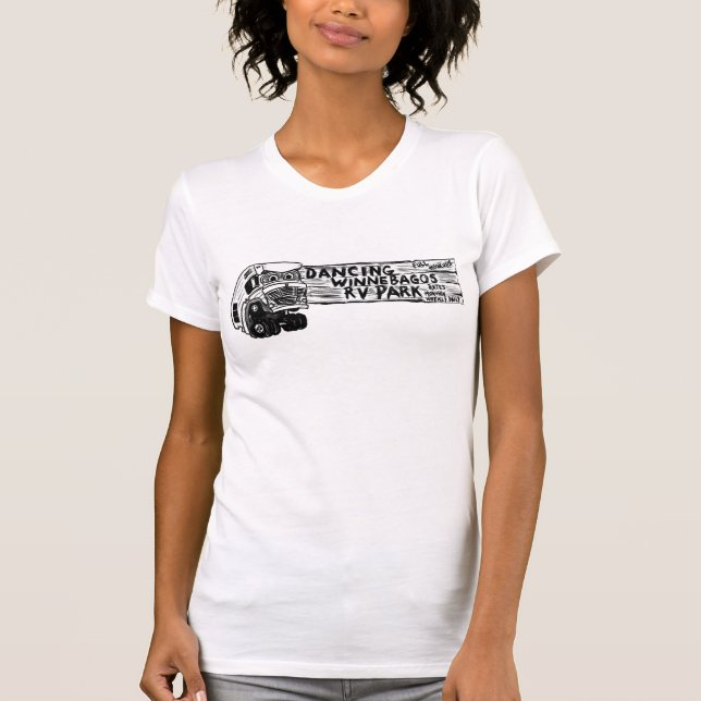 Ann Charles dansant la conception avant de T-shirt (Devant)