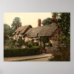 Ann Hathaway's Hütte, Stratford-on-Avon, England Poster