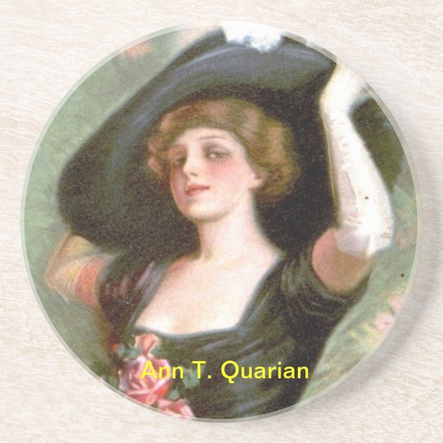 Ann T. Quarian Coaster Sandstein Untersetzer (Vorne)
