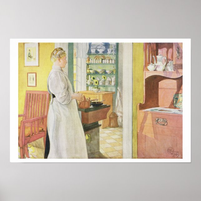 Anna Arnbom (Kitchen Scene), pub. in 'Lasst Licht Poster (Vorne)
