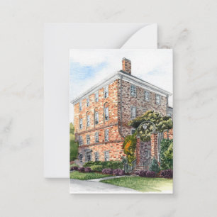 Anna Comstock Hall, Universitätsstadt Cornell Mitteilungskarte