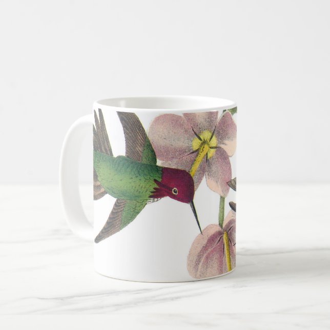 Anna Hummingbird von Audubon Kaffeetasse (Vorderseite Links)