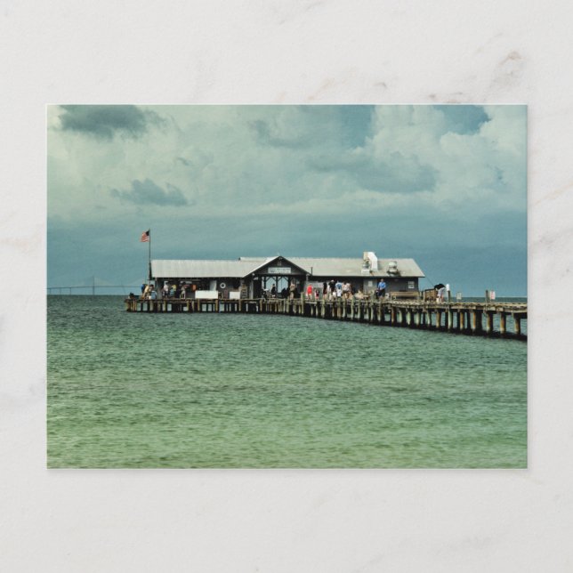 Anna Maria City Pier Postkarte (Vorderseite)