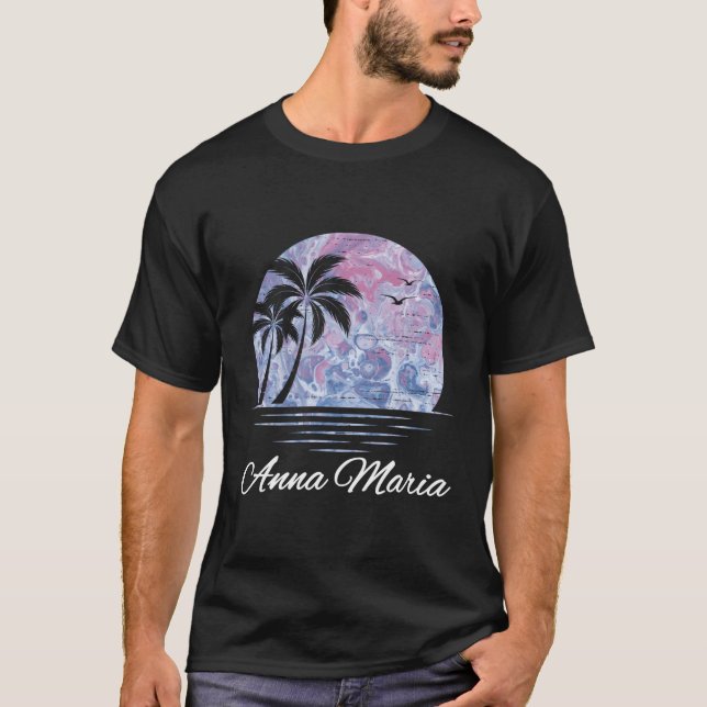 Anna Maria Florida Ferien Beach Island Familie T-Shirt (Vorderseite)