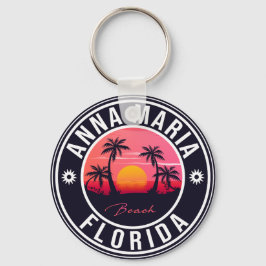 Anna Maria Insel Florida Beach Retro Souvenir Schlüsselanhänger