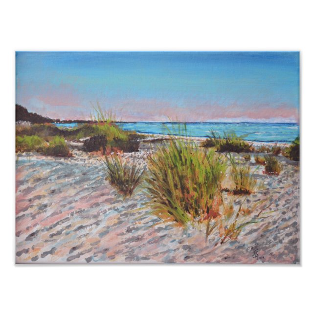 Anna Maria Island, Florida Beach Malerei Fotodruck (Vorne)