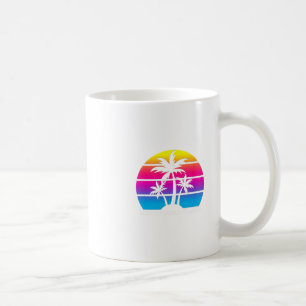 Anna Maria Island Florida Retro-Palmbaum-Urlaub Kaffeetasse