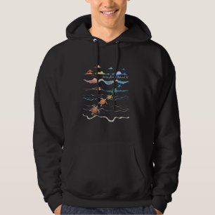 Anna Maria Island Florida Sea Turtle Lover Beach V Hoodie