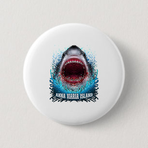 Anna Maria Island Florida Urlaub Great White Sha Button