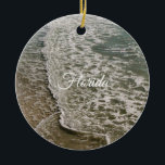 Anna Maria Island   Keramik Ornament<br><div class="desc">The Beach on Anna Maria Island,  Florida @2003 Alesia Kaye All Rights Reserved. No reproduction of any kind.</div>