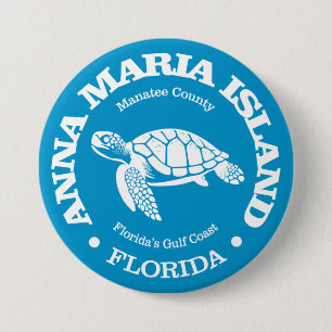 Anna Maria Island (Meeresschildkröte) Button
