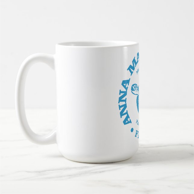 Anna Maria Island (Meeresschildkröte) Kaffeetasse (Links)