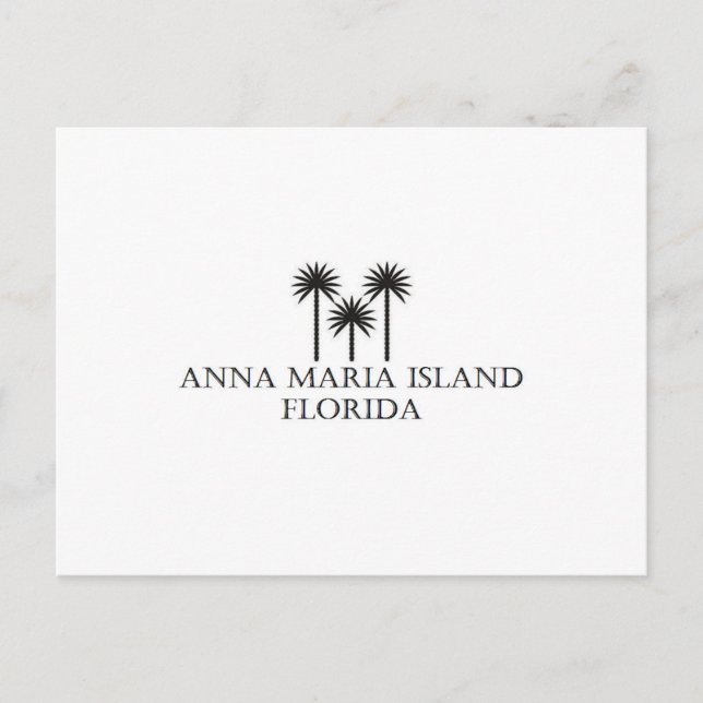 Anna Maria Island Postkarte (Vorderseite)