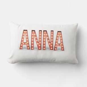 Anna Marquee Lights Lendenkissen