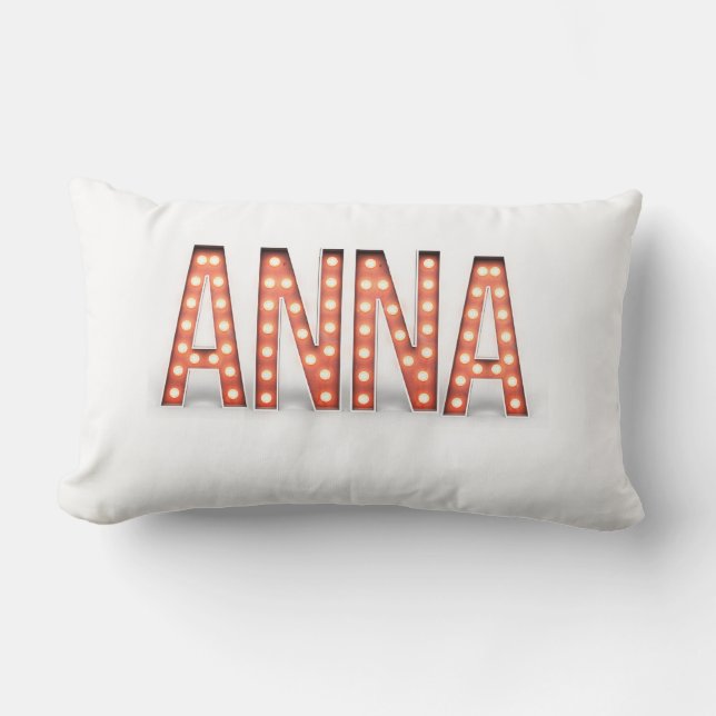 Anna Marquee Lights Lendenkissen (Vorderseite)