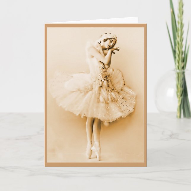 Anna Pavlova_The Dying Swan Karte (Vorderseite)