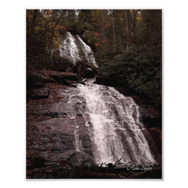 Anna Ruby Falls, Curtis Creek Fotodruck (Vorne)