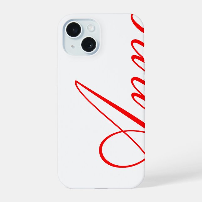 Anna - schönes iPhone Case 15 Hülle (Rückseite)
