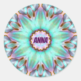 ANNA ~ Sticker Paua Shell personnalisé Fractal ~