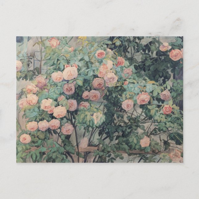 Anna Syberg Vintage Rose Postkarte (Vorderseite)