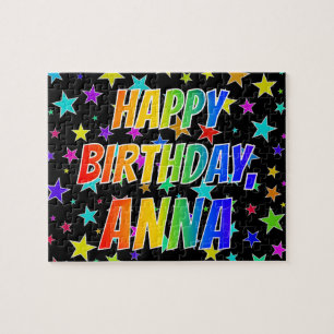 "ANNA" Vorname, Spaß "GLÜCKLICHER BIRTHTAG"