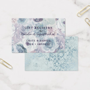 Annabelle Floral Shower Geschenkregistrierungskart