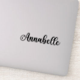 Annabelle Name - Handgeschriebene Kalligrafie Aufkleber