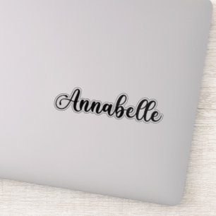 Annabelle Name - Handgeschriebene Kalligrafie Aufkleber