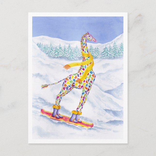 Annabelle on Pow Postcard Postkarte (Vorderseite)