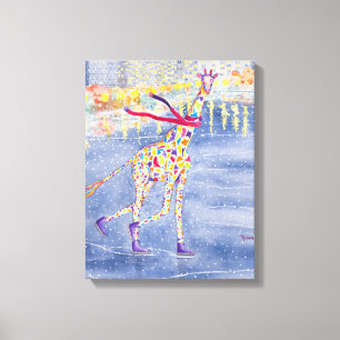 Annabelle sur la toile enveloppée par glace