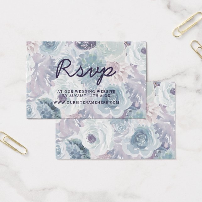 Annabelle Vintag Floral Website UAWG Insert Cards (Büro)