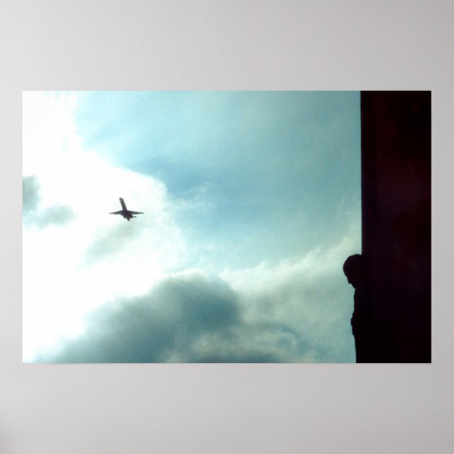 Annäherung an den Waschwasser-Turm Poster (Vorne)