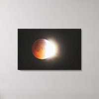 Annäherung an die gesamte Eklipse des Mondes