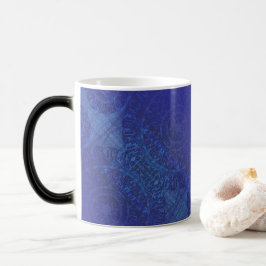 Annahme | Blue Indigo Violet Boho Medallions Verwandlungstasse