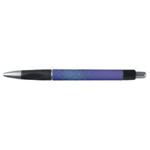 Annahme Blue Indigo Violet Shibori Muster Kugelschreiber