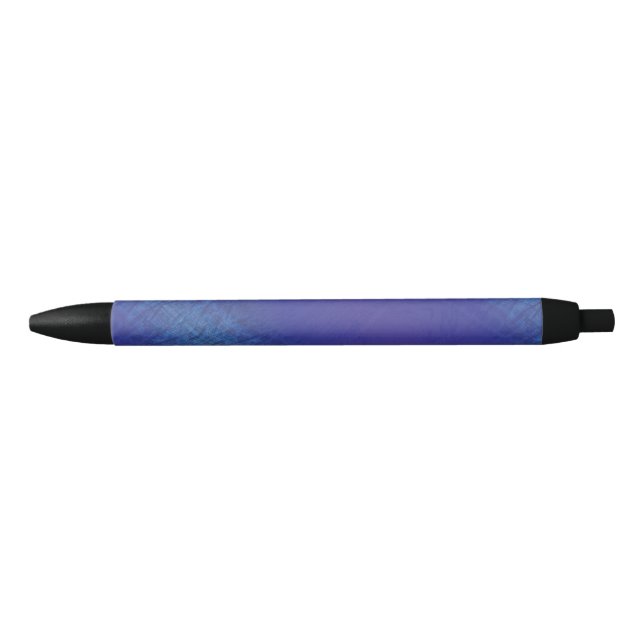 Annahme | Blue Indigo Violet Shibori Muster Kugelschreiber (Vorderseite)