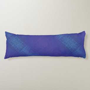 Annahme   Blue Indigo Violet Shibori Muster Seitenschläferkissen
