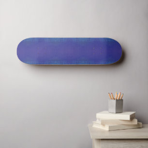 Annahme Blue Indigo Violet Shibori Muster Skateboard