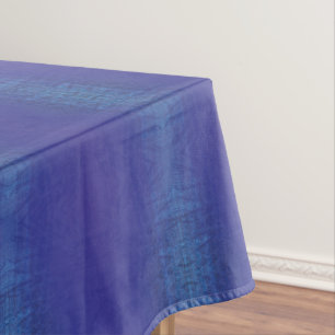 Annahme Blue Indigo Violet Shibori Muster Tischdecke