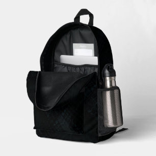 Annahme   Dark Shibori Texture Bedruckter Rucksack