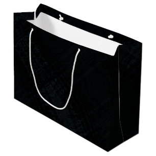 Annahme   Dark Shibori Texture Große Geschenktüte