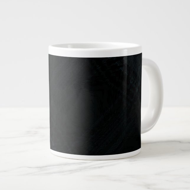 Annahme | Dark Shibori Texture Jumbo-Tasse (Vorderseite Rechts)