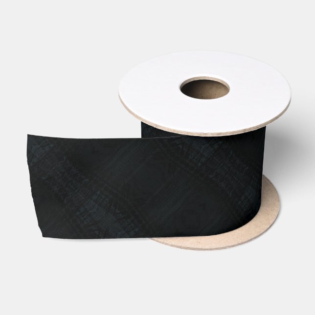 Annahme | Dark Shibori Texture Satinband (Spule)