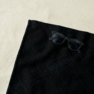 Annahme Dark Shibori Texture Strandtuch