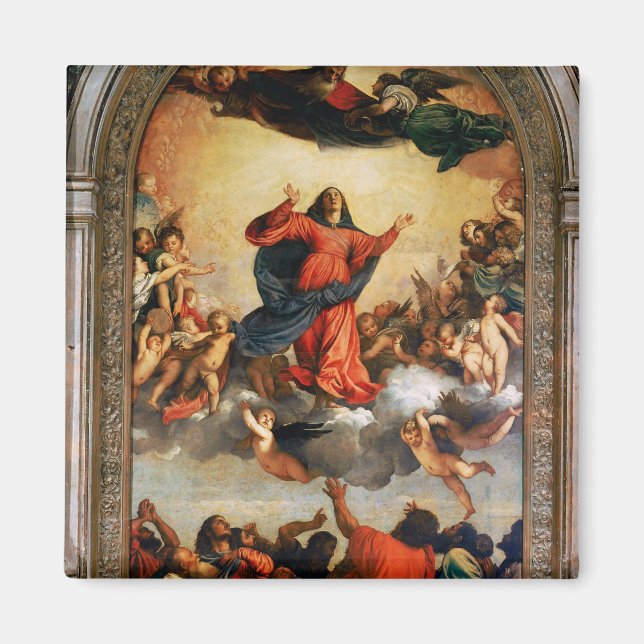 Annahme der Jungfrau, 1516-18 Magnet (Vorne)