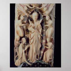 Annahme der Jungfrau (Alabaster) Poster