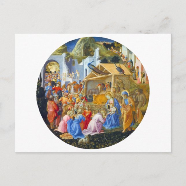 ANNAHME DES MAGI POSTKARTE (Vorderseite)
