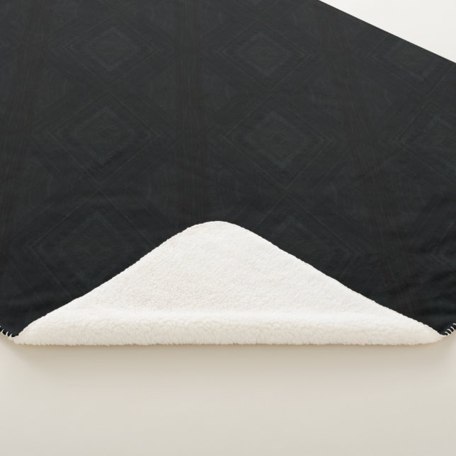 Annahme | Dunkle Abstrakte Textur Sherpadecke (3/4)