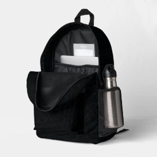 Annahme   dunkle geometrische Textur Bedruckter Rucksack