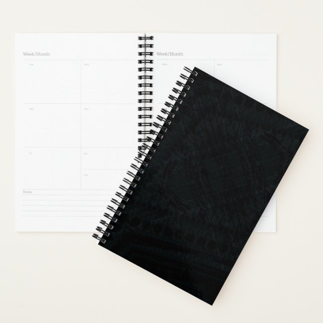 Annahme | dunkle geometrische Textur Planer (Anzeige)